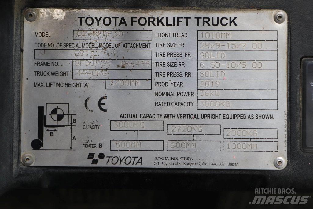 Toyota 02-8FDF30 Diesel gaffeltrucks