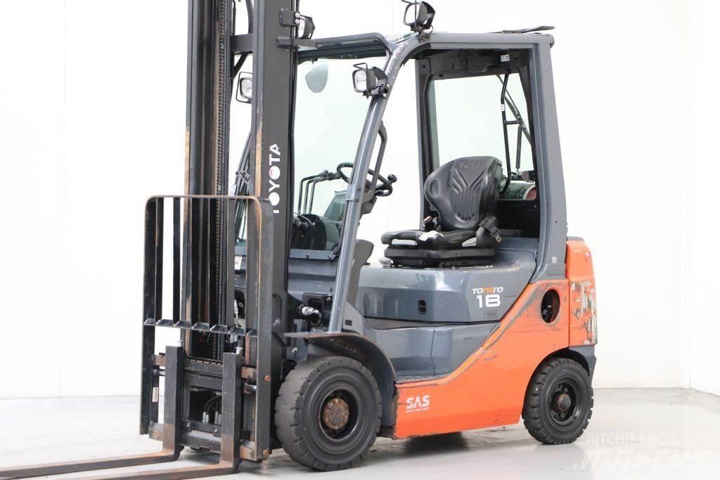Toyota 02-8FGF18 LPG gaffeltrucks