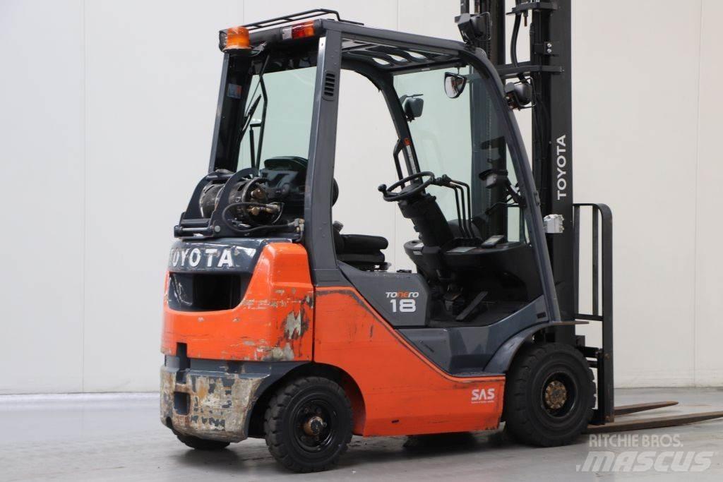 Toyota 02-8FGF18 LPG gaffeltrucks