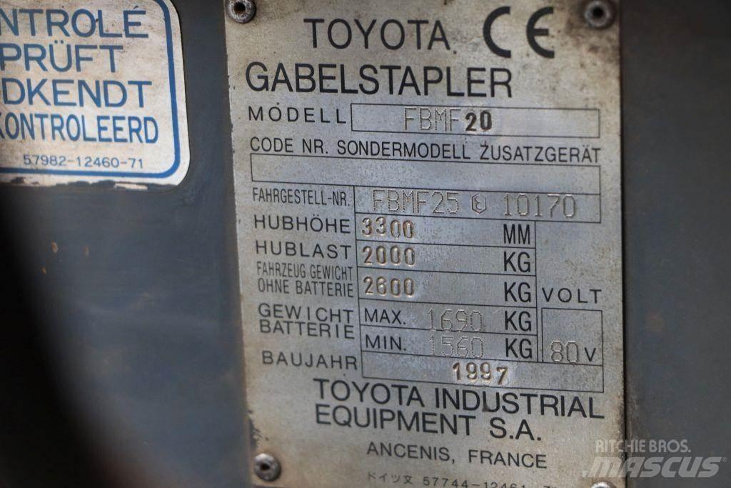 Toyota FBMF20 El gaffeltrucks