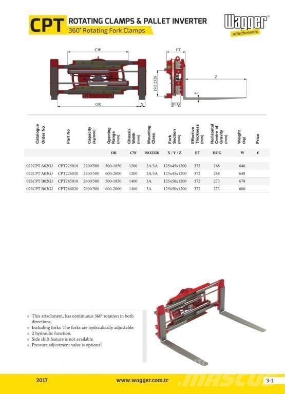  Wagger 026CPT-B02GJ Trucks - Andet