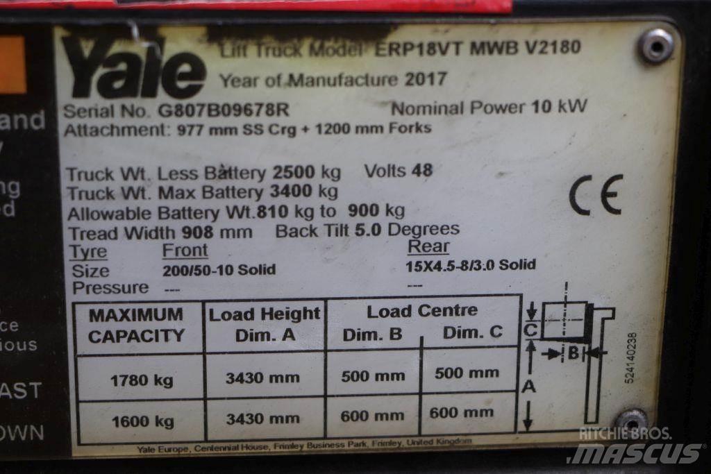 Yale ERP18VT El gaffeltrucks