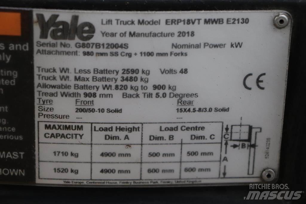 Yale ERP18VT El gaffeltrucks