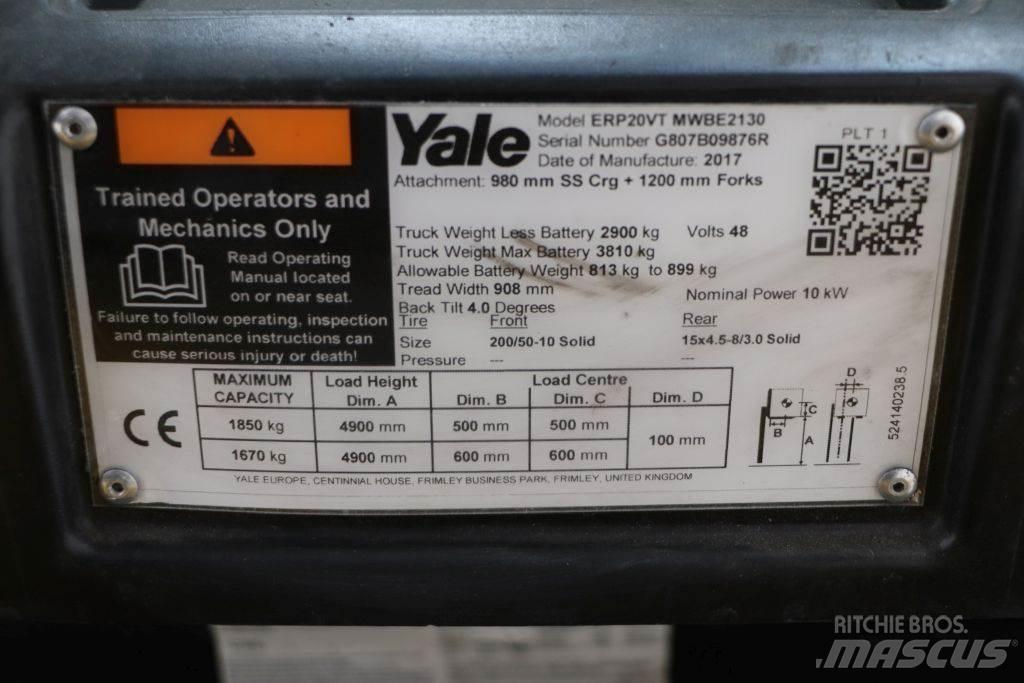 Yale ERP20VT El gaffeltrucks