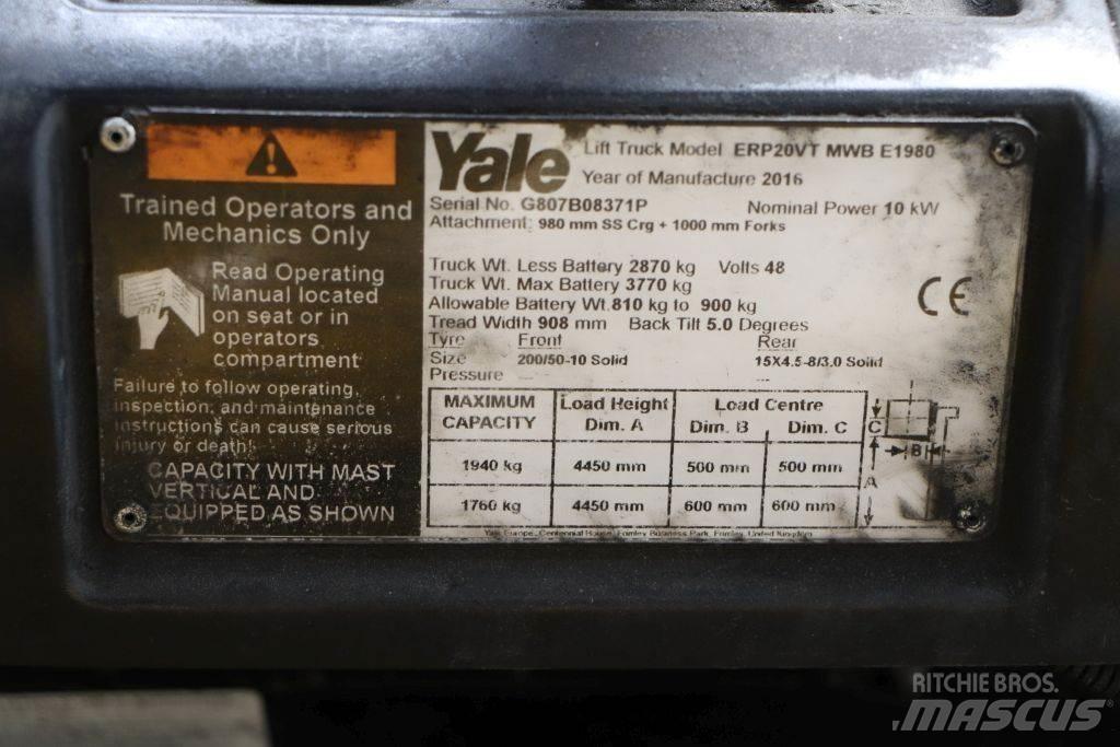 Yale ERP20VT El gaffeltrucks