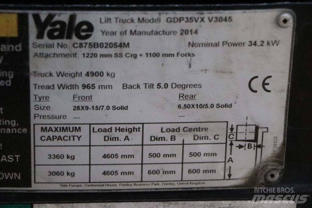 Yale GDP35VX Diesel gaffeltrucks