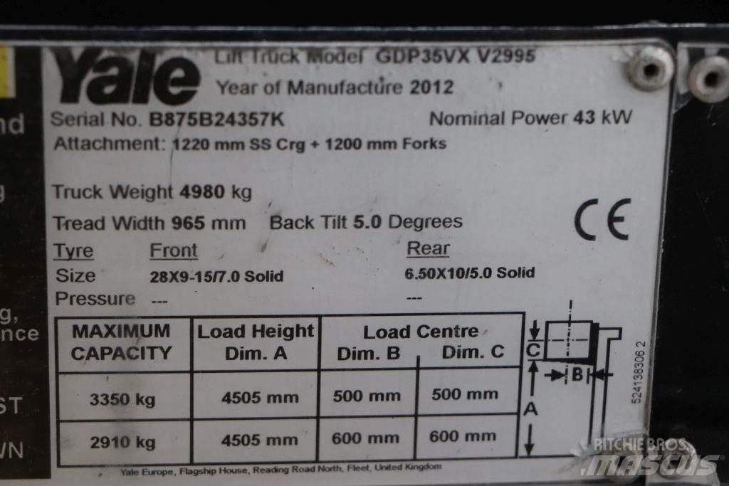 Yale GDP35VX Diesel gaffeltrucks
