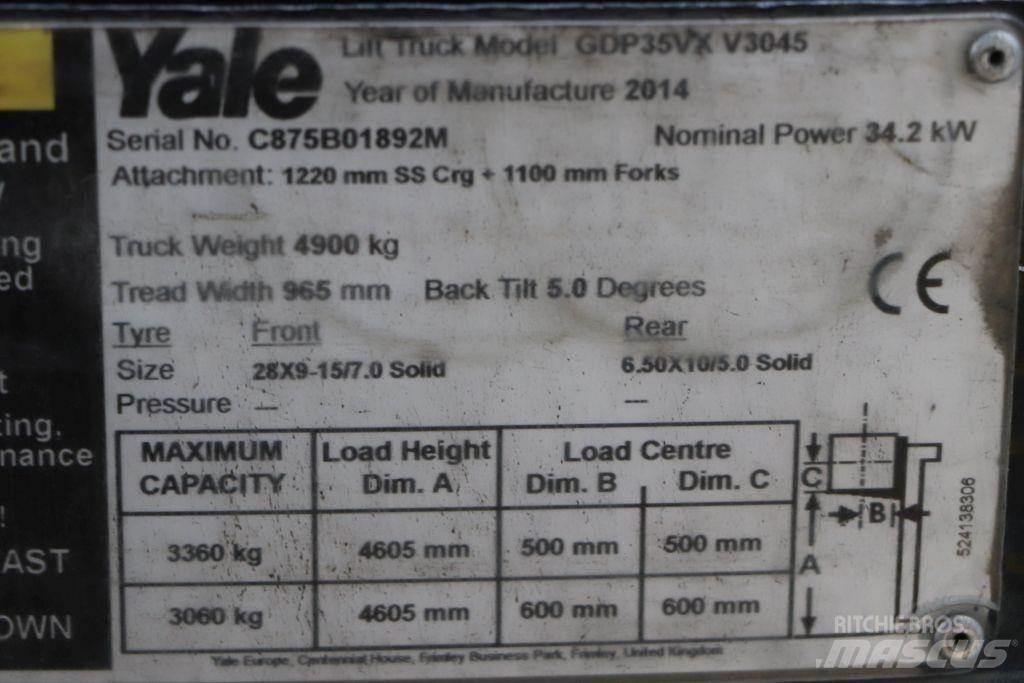 Yale GDP35VX Diesel gaffeltrucks