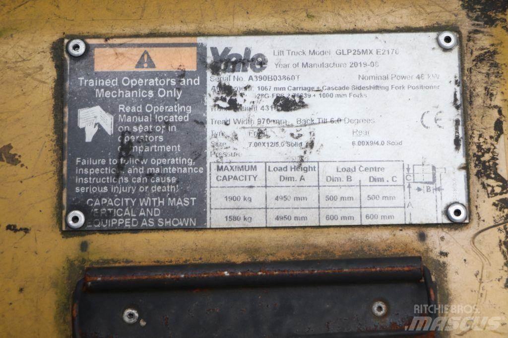 Yale GLP25MX LPG gaffeltrucks