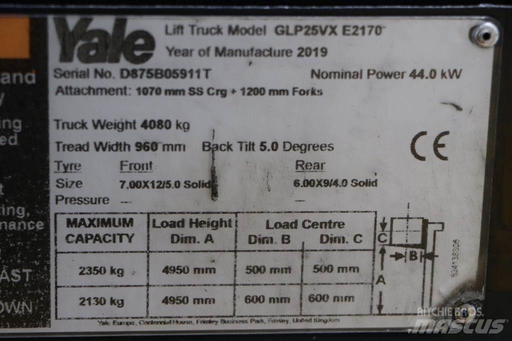 Yale GLP25VX LPG gaffeltrucks