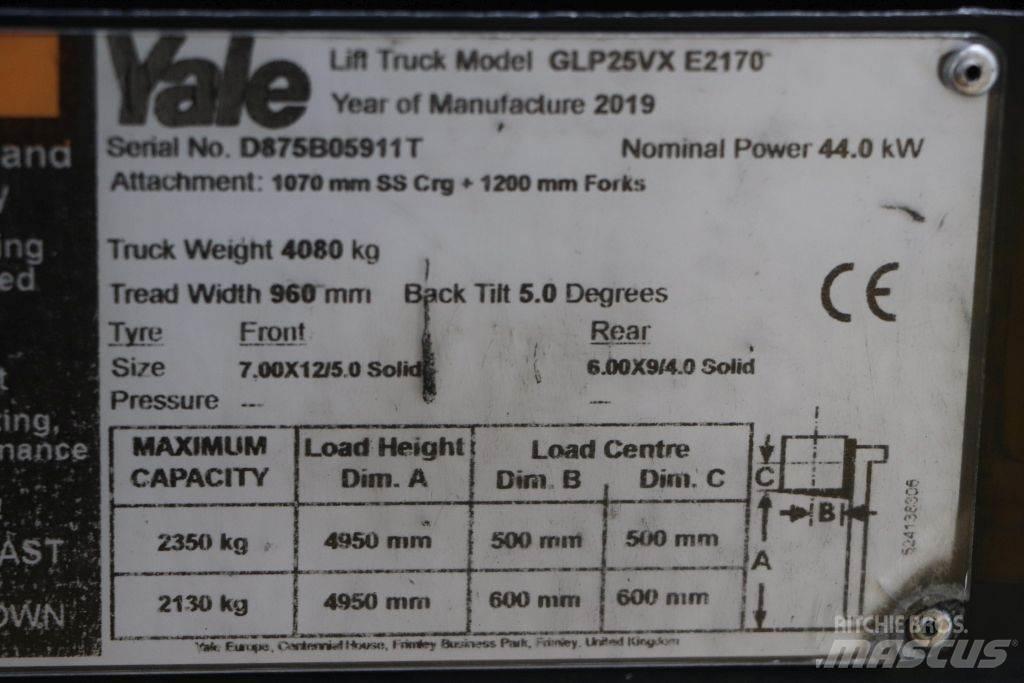 Yale GLP25VX LPG gaffeltrucks