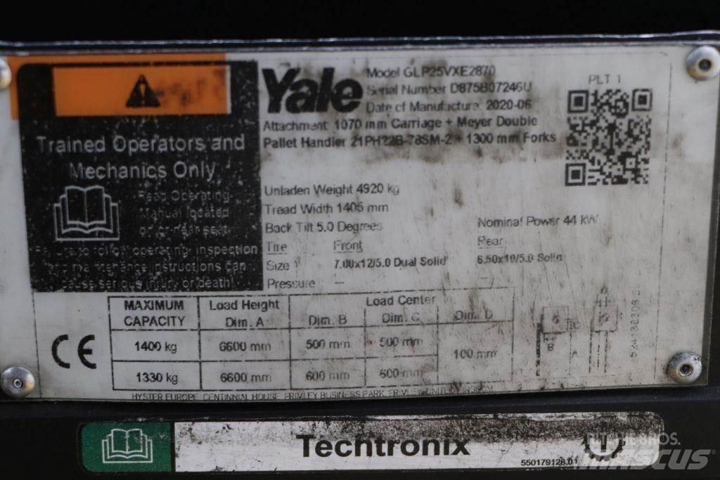 Yale GLP25VX LPG gaffeltrucks