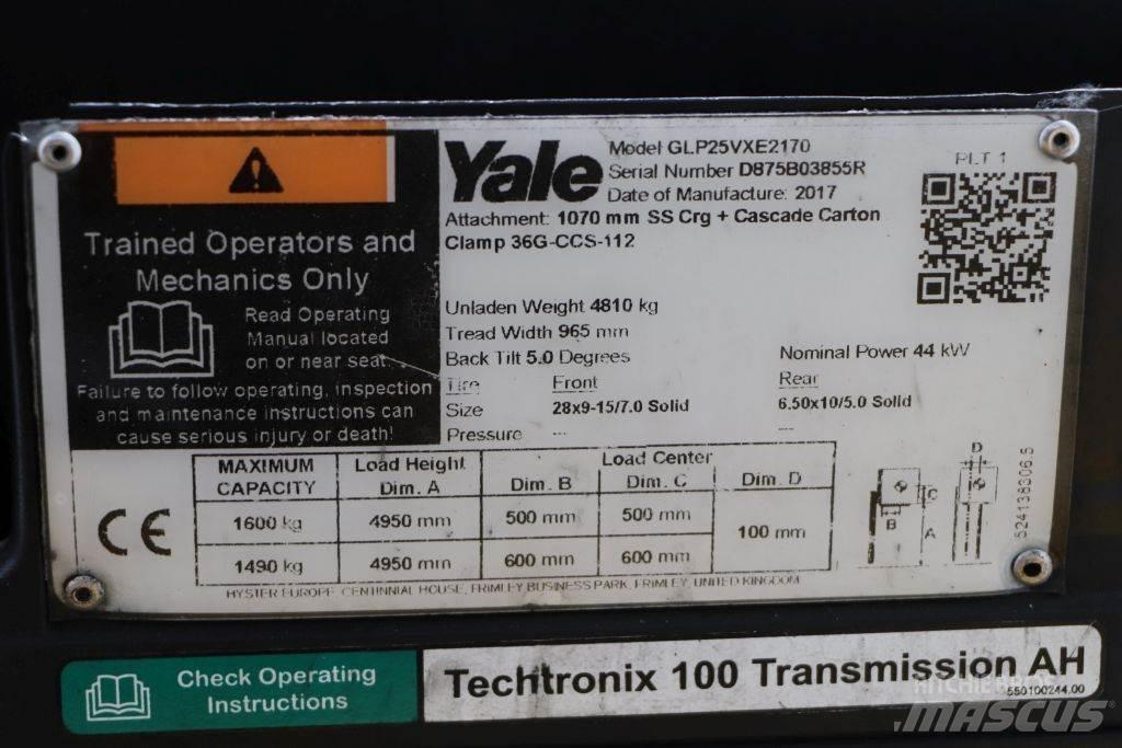 Yale GLP25VX LPG gaffeltrucks