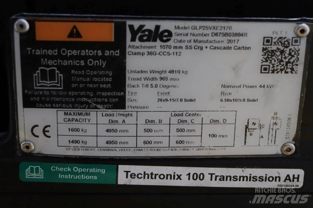 Yale GLP25VX LPG gaffeltrucks