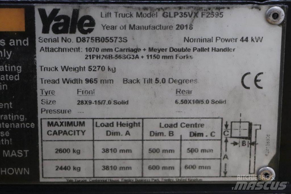 Yale GLP35VX LPG gaffeltrucks