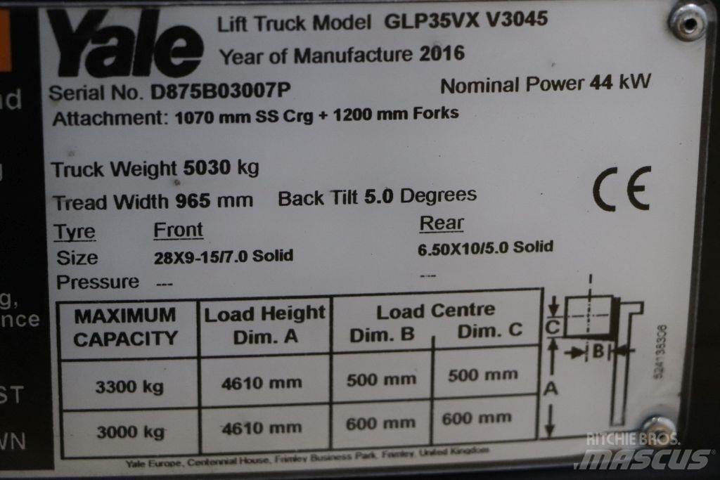Yale GLP35VX LPG gaffeltrucks