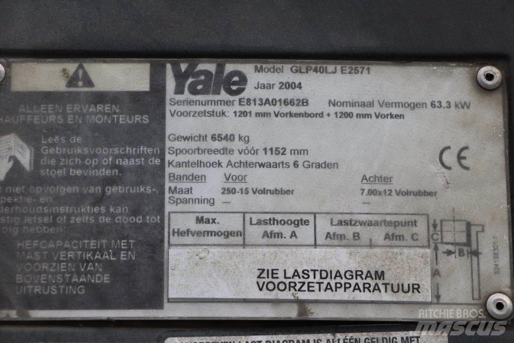 Yale GLP40LJ LPG gaffeltrucks