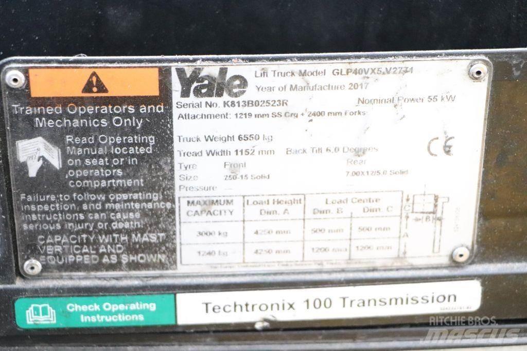 Yale GLP40VX5 LPG gaffeltrucks