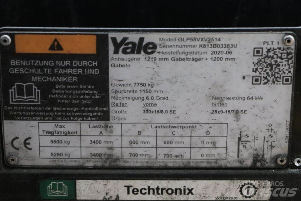 Yale GLP55VX LPG gaffeltrucks