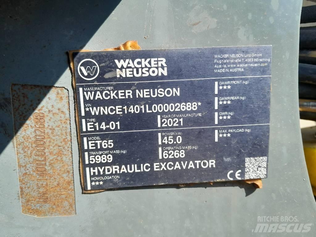 Wacker Neuson ET 65 Gravemaskiner på larvebånd
