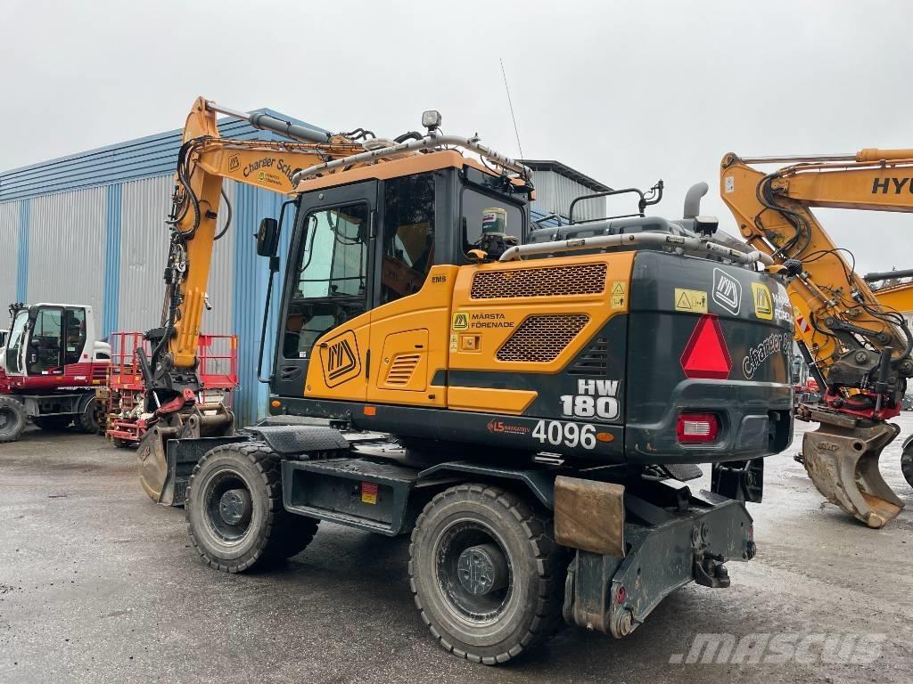 Hyundai HW 180 Gravemaskiner på hjul