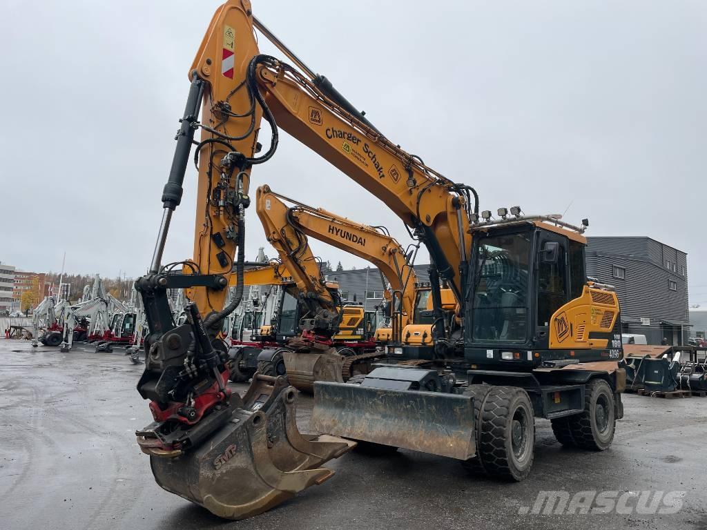 Hyundai HW 180 Gravemaskiner på hjul