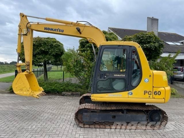 Komatsu PC 60-7 Gravemaskiner på larvebånd