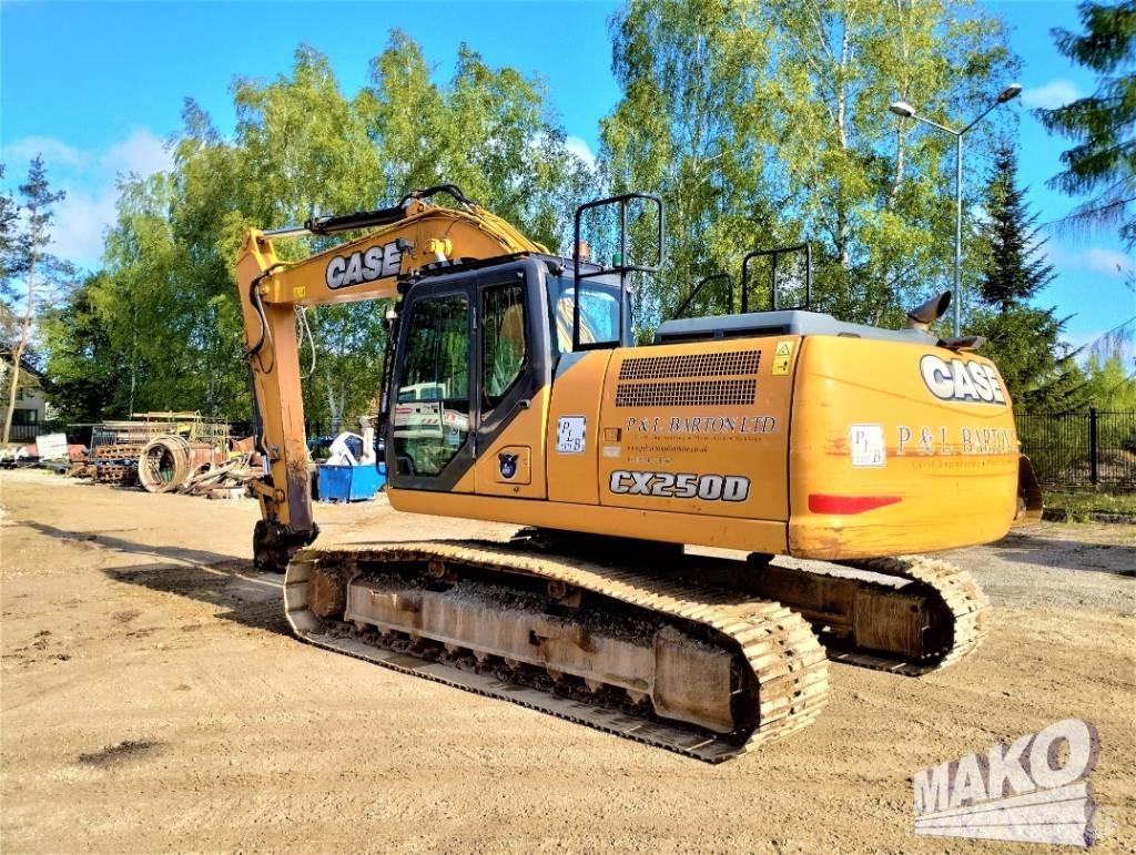 CASE CX 250 D Gravemaskiner på larvebånd