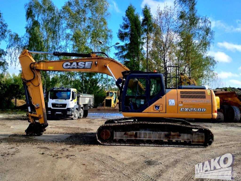 CASE CX 250 D Gravemaskiner på larvebånd