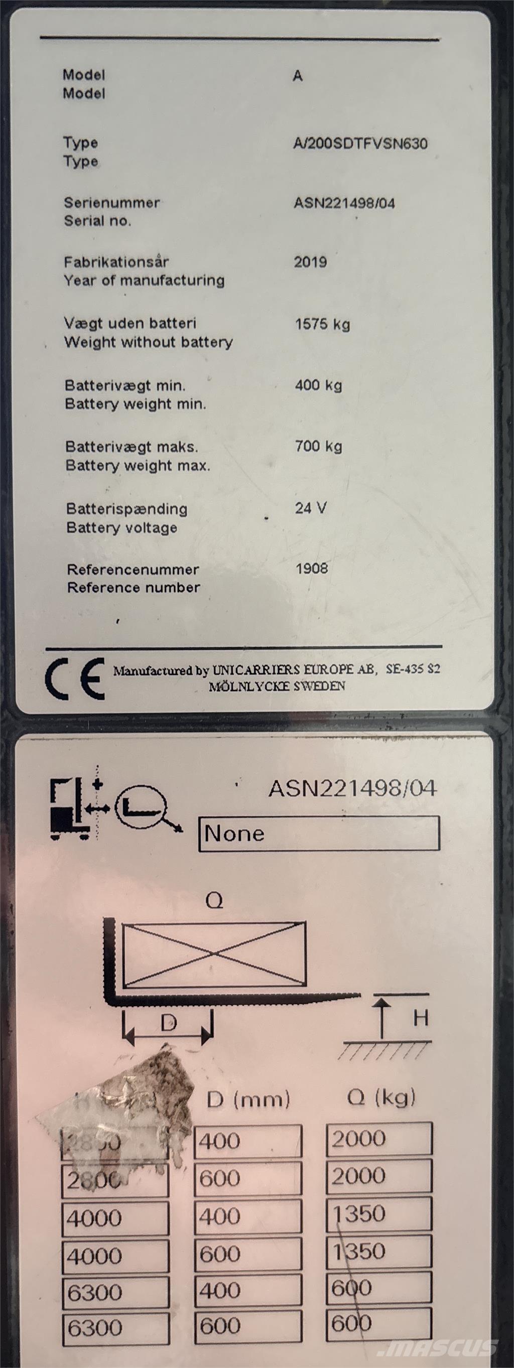 Atlet ASN200 Selvkørende stablere