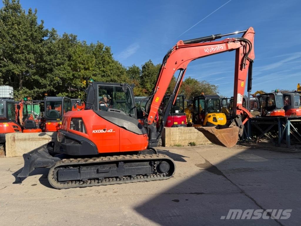 Kubota KX 080-4a2 Midi-gravemaskiner 7t - 12t