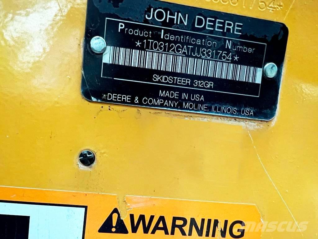 John Deere 312 Minilæsser - skridstyret