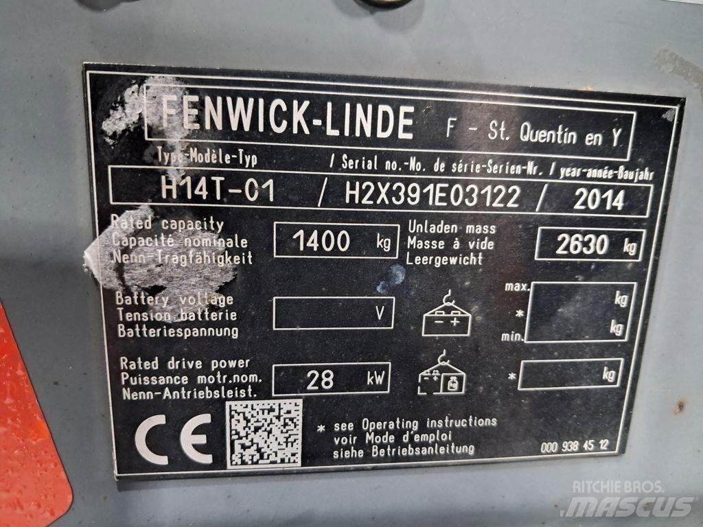 Linde H14T-01 LPG gaffeltrucks