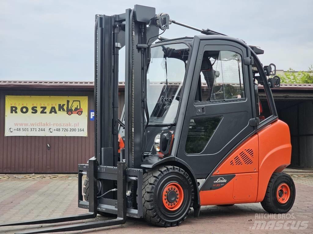 Linde H35T-02 LPG gaffeltrucks