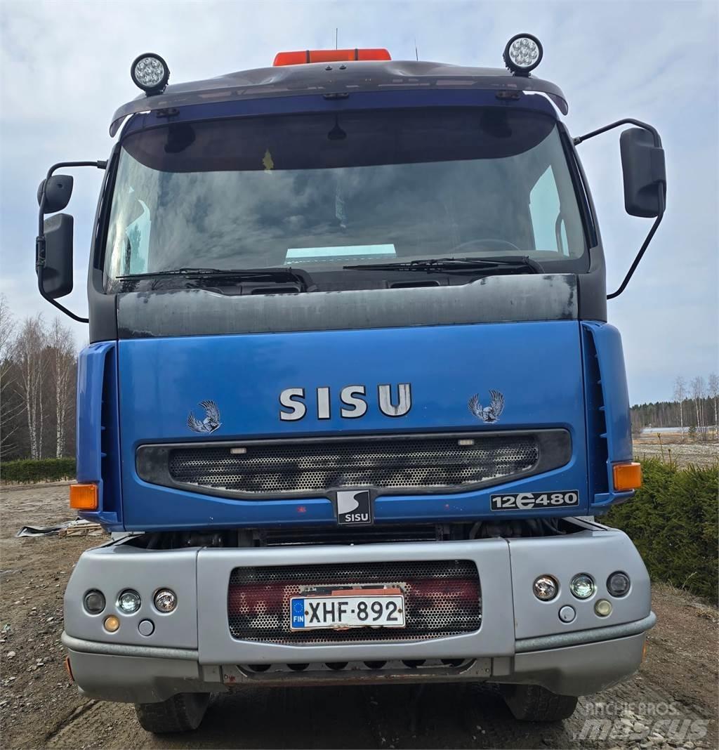 Sisu E12M 8X4 Lastbiler med tip