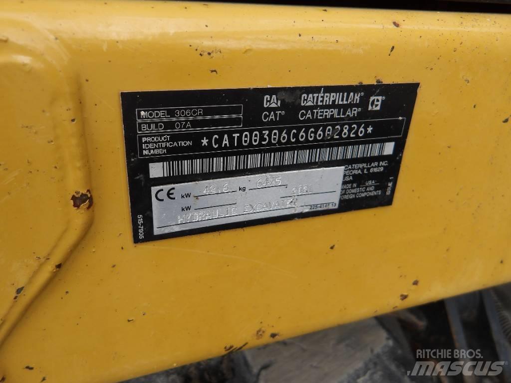 CAT 306 CR Minigravemaskiner