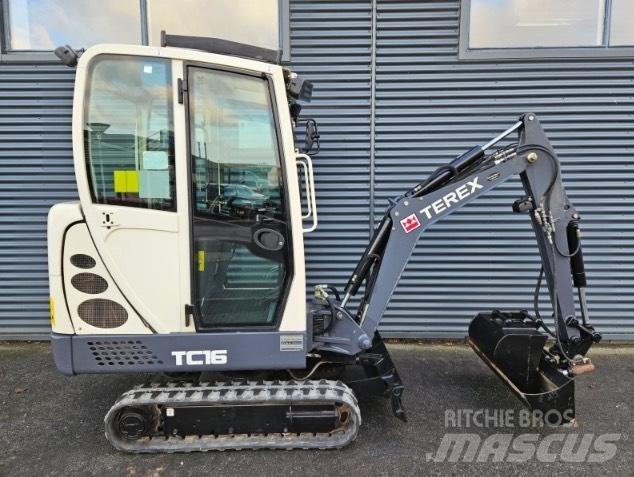 Terex tc16 Minigravemaskiner