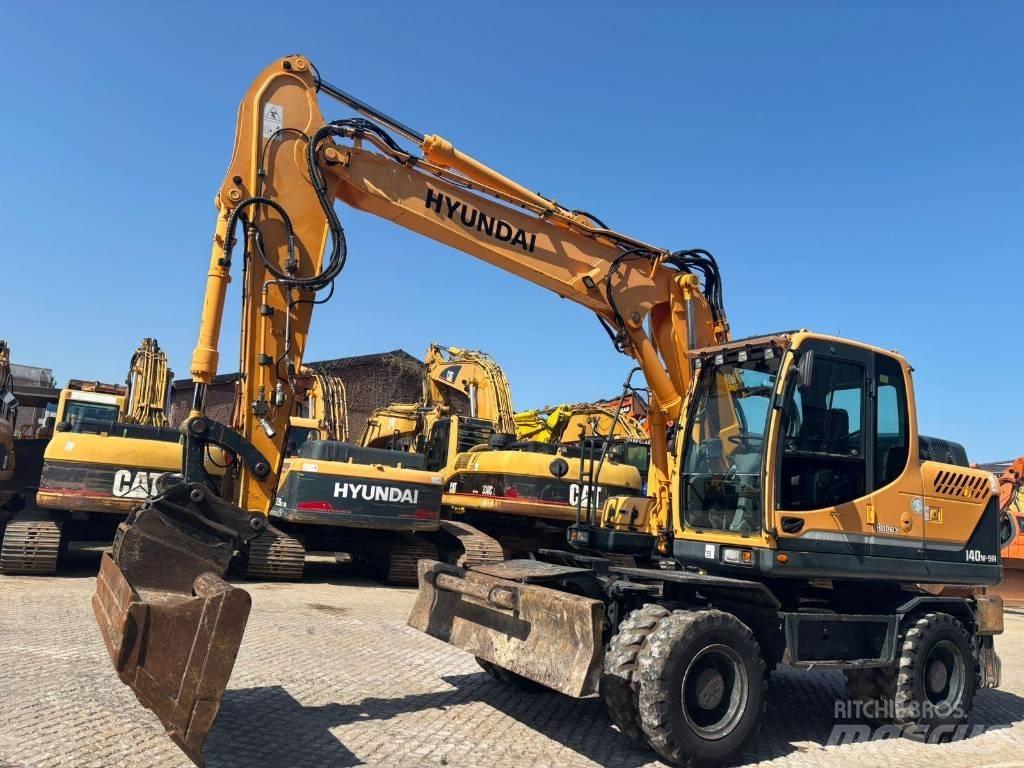 Hyundai 140W-9A Gravemaskiner på hjul