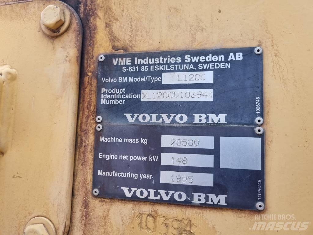 Volvo BM L120C Læssemaskiner på hjul