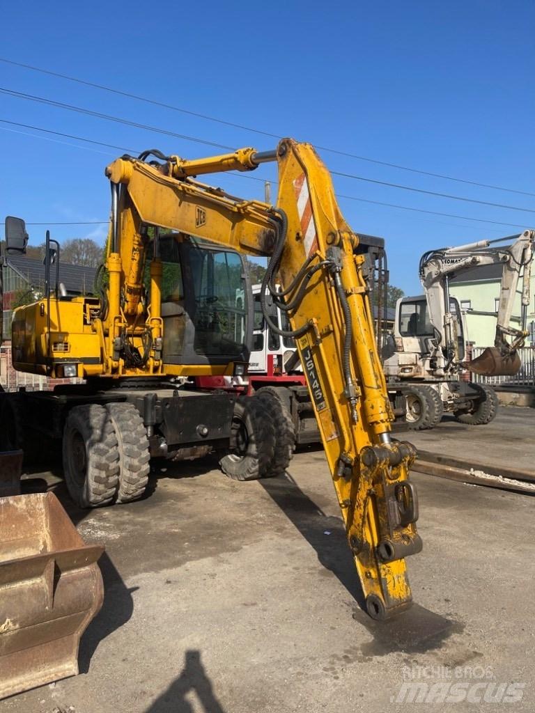 JCB JS 145 W Gravemaskiner på hjul