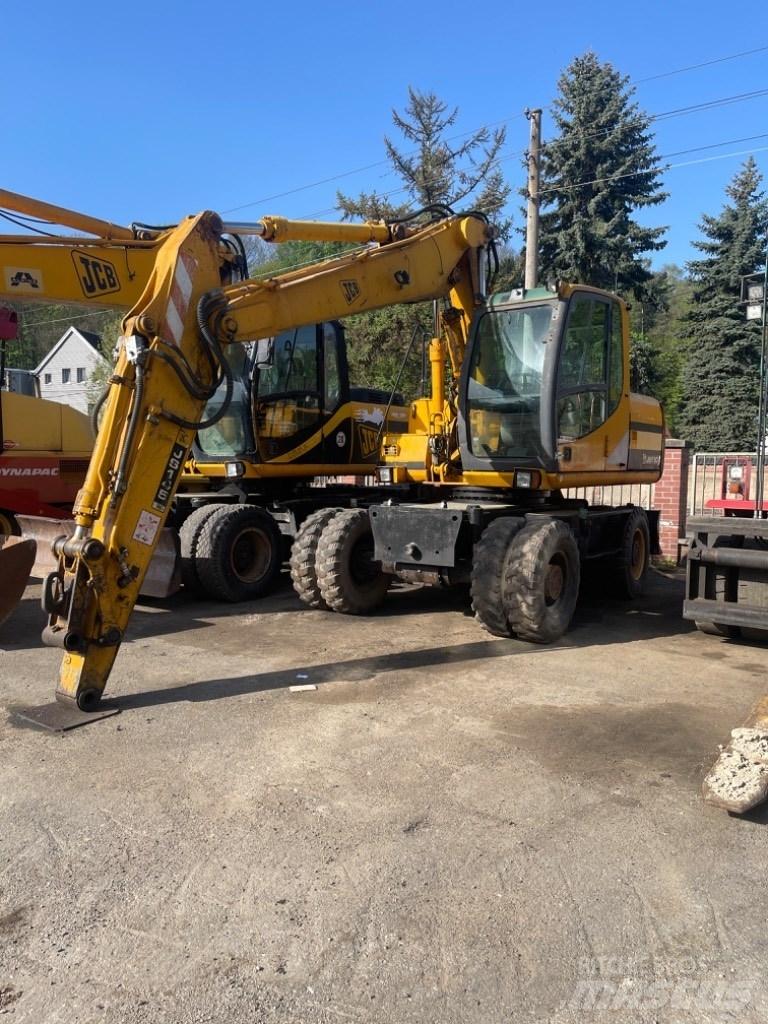 JCB JS 145 W Gravemaskiner på hjul