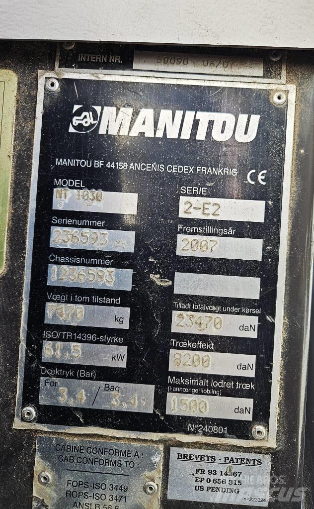 Manitou 1030 Teleskoplæssere