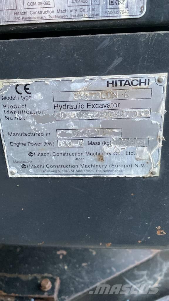 Hitachi ZX210LCN-6 Skovningsmaskiner