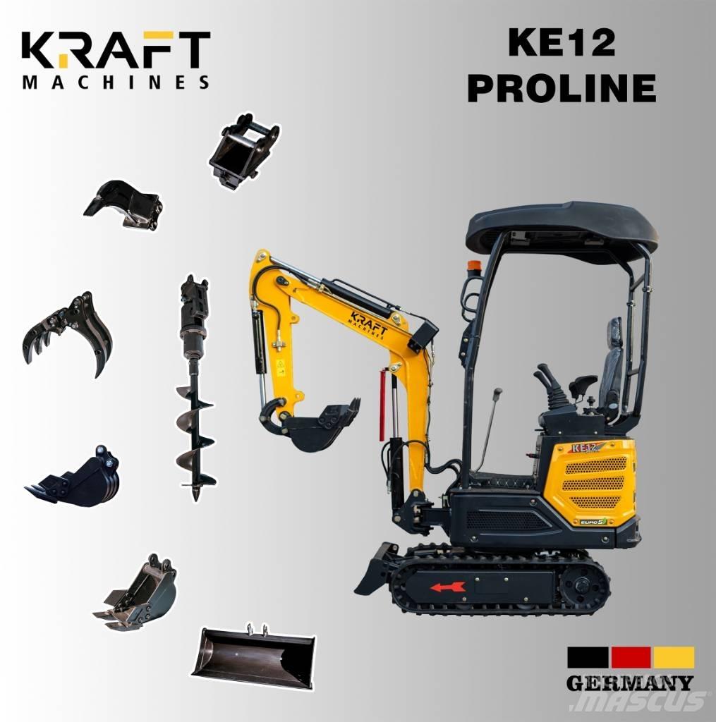 Kraft KE12Proline Minigravemaskiner