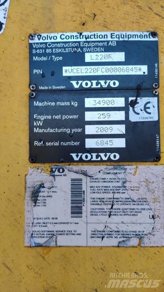 Volvo L 220 F Læssemaskiner på hjul