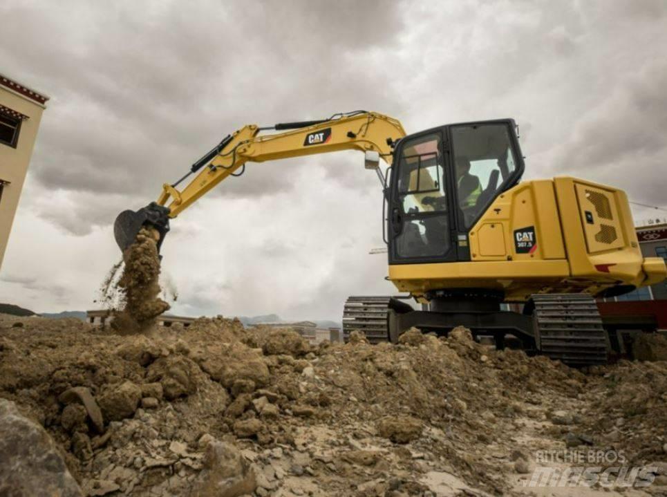 CAT 307,5 UTHYRES Midi-gravemaskiner 7t - 12t