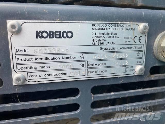 Kobelco SK 35 SR-5 Minigravemaskiner