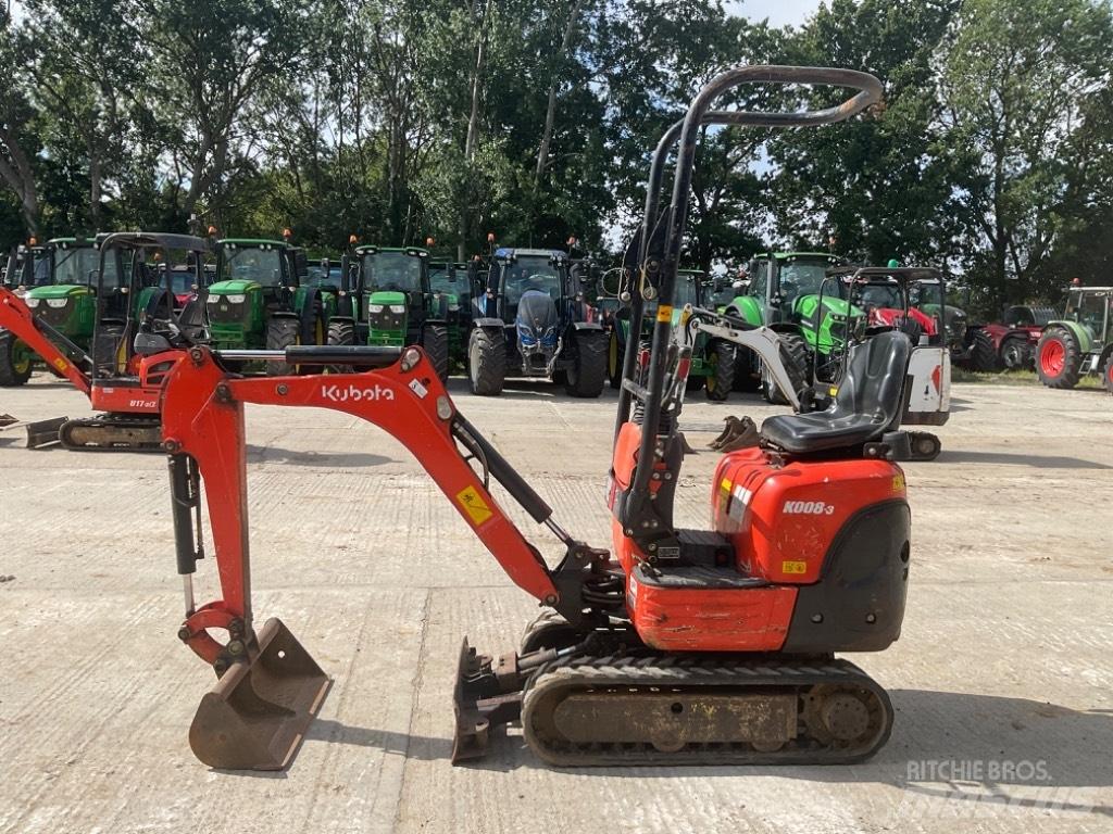 Kubota K 008-3 Minigravemaskiner