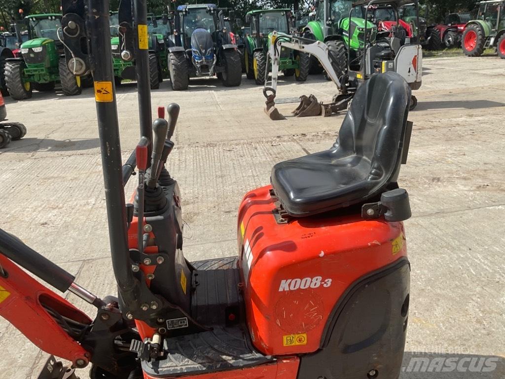 Kubota K 008-3 Minigravemaskiner