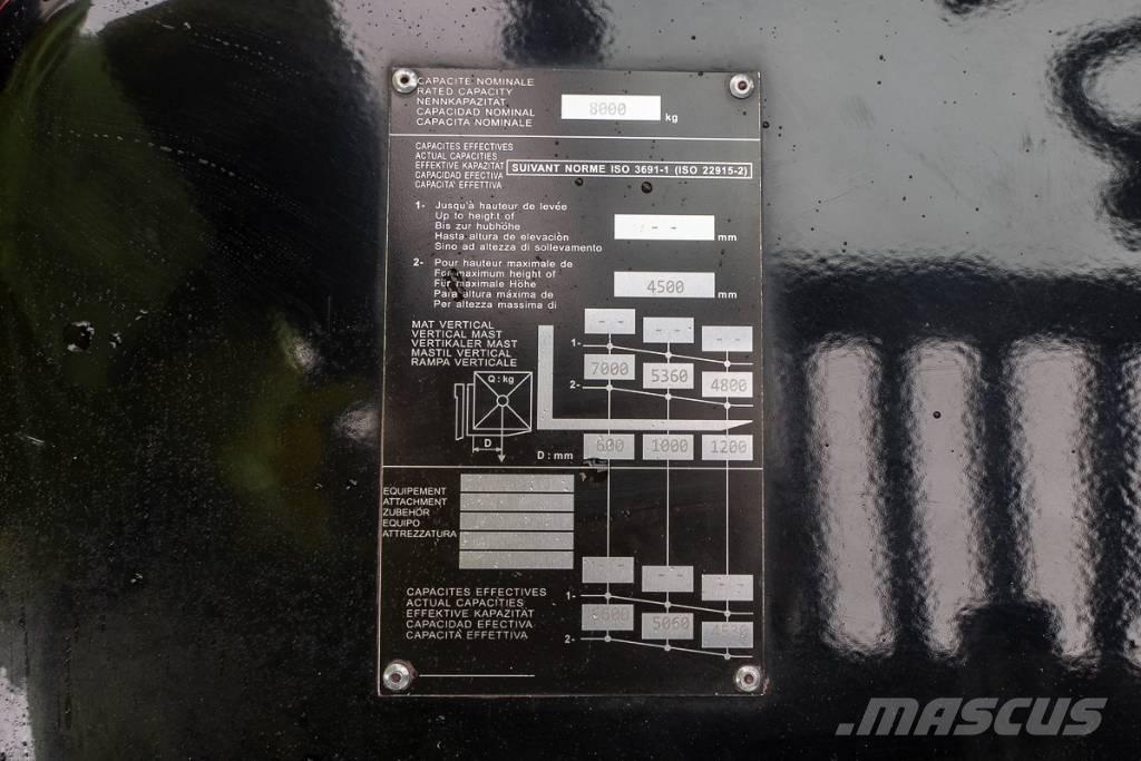 Manitou MI 80 Diesel gaffeltrucks